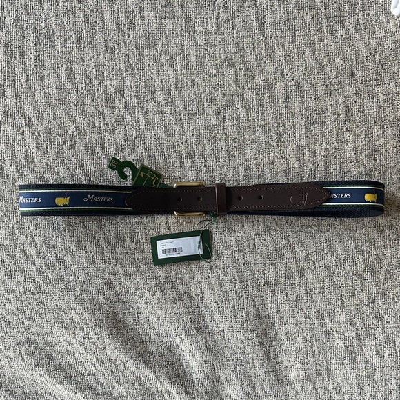 Vineyard Vines x Masters Navy and Brown Belt